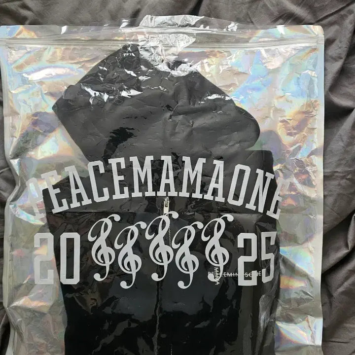 [BUNJANG] PEACEMINUSONE G-Dragon Zip-up Hoodie Black / M 피스마이너스원 지드래곤 피스마마원 집업 후드 블랙 새상품