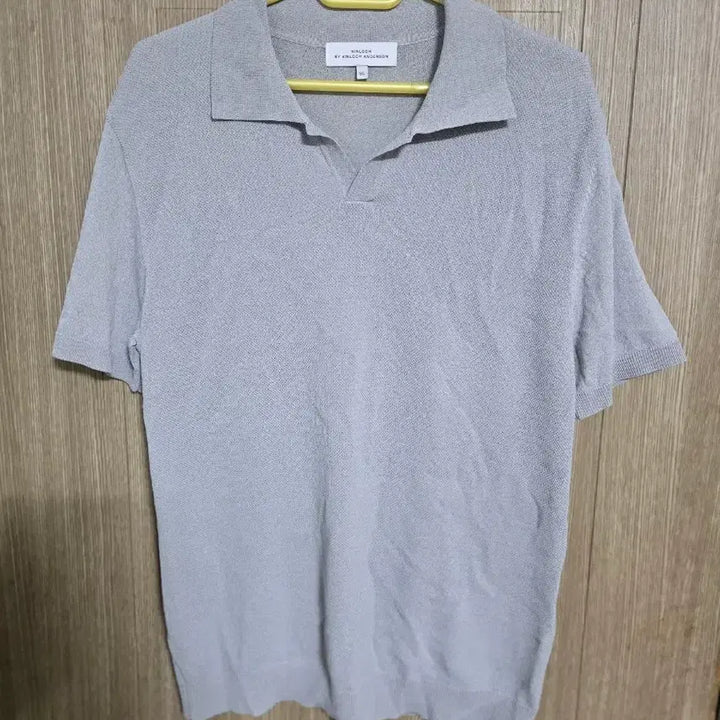 [BUNJANG] Kinloch Anderson PK Short Sleeve Knit Top / 킨록 바이 킨록 앤더슨 PK 반팔 니트 그레이