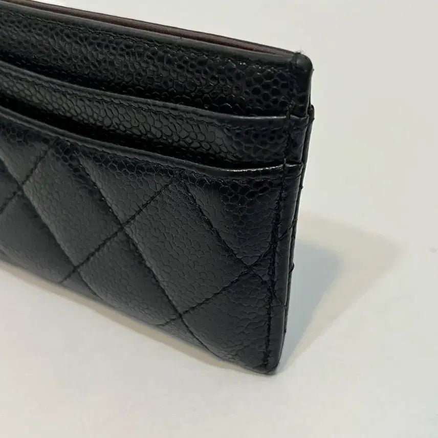 [SOLD OUT] [백화점판]샤넬 클래식 카드홀더 카드지갑 캐비어 금장 31번대