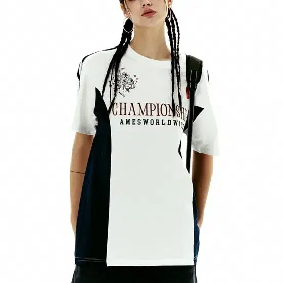 [BUNJANG] AMES Worldwide Championship Short Sleeve T-shirt / 아메스 월드와이드 챔피온십 반팔티