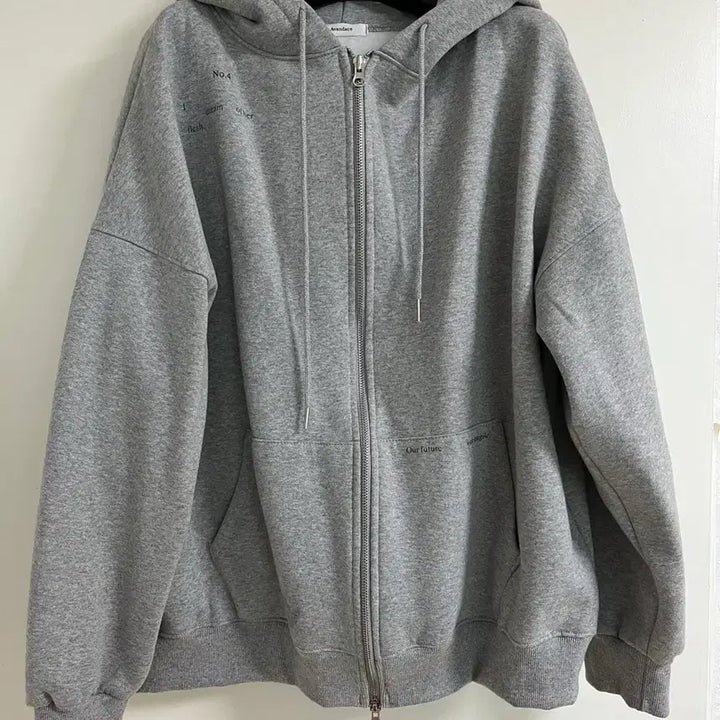 [BUNJANG] Gray Hooded Zip-up / 후드집업