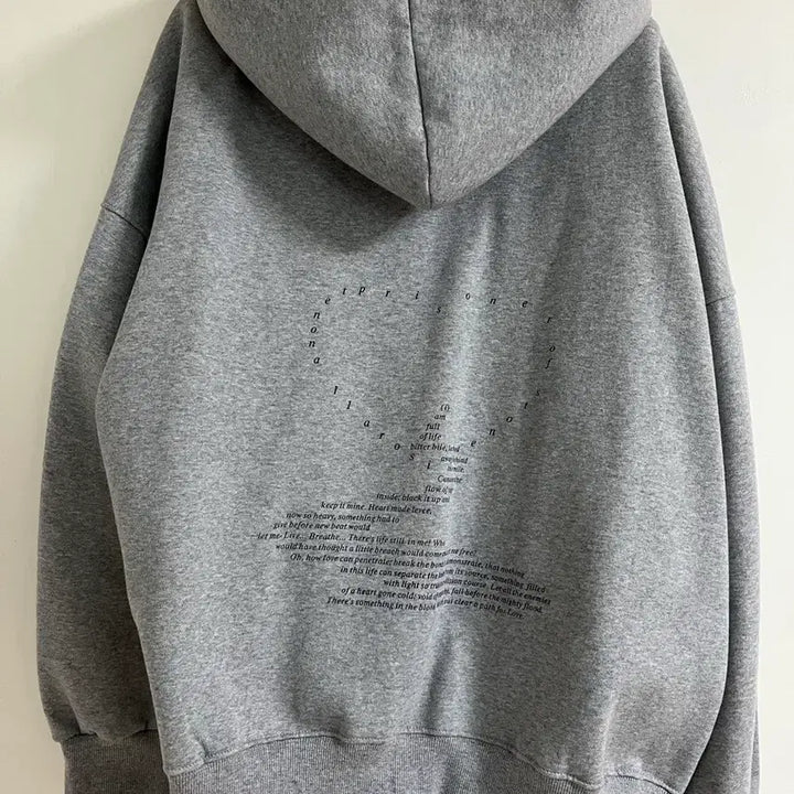 [BUNJANG] Gray Hooded Zip-up / 후드집업