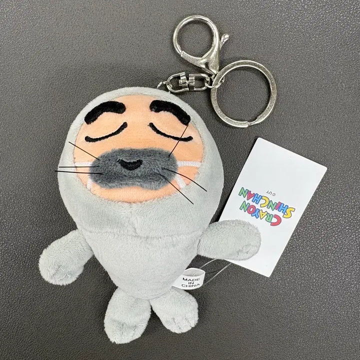 [BUNJANG] Crayon Shin-chan Seal Plush Keyring / (미사용) 짱구 물개 인형 키링 11cm
