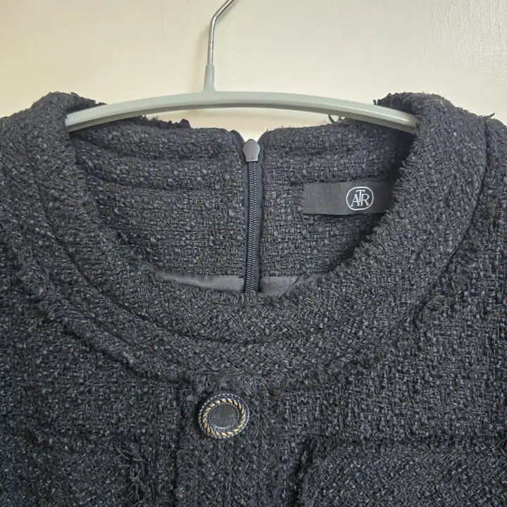 [BUNJANG] Attrangs Black Tweed Dress / 아뜨랑스 블랙 트위드 원피스