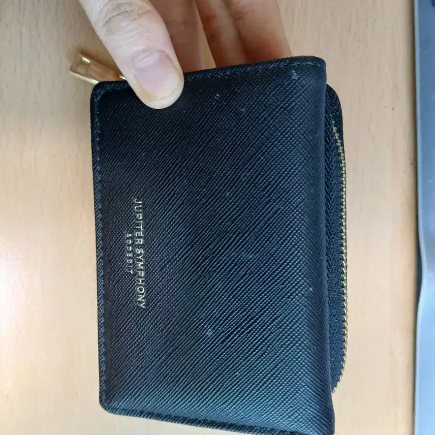 [BUNJANG] ADDEDIT Jupiter Symphony Black Bifold Wallet / 쥬피터심포니 블랙 반지갑 ADDEDIT