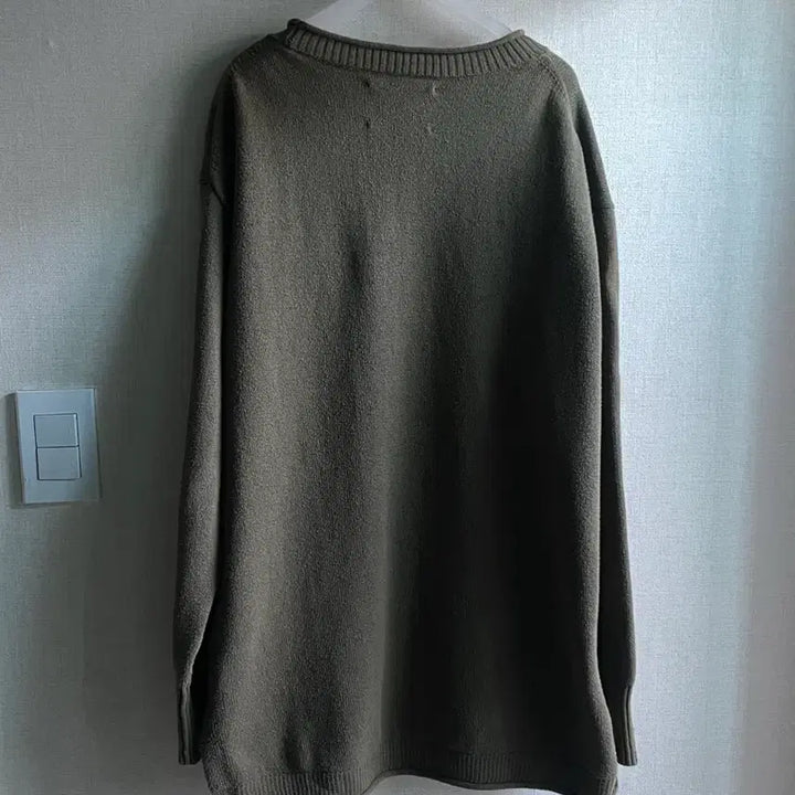 [BUNJANG] Margaret Howell MHL Cotton Roll Neck Knit Sweater / MHL 마가렛호웰 롤넥 코튼 니트 L (Olive)