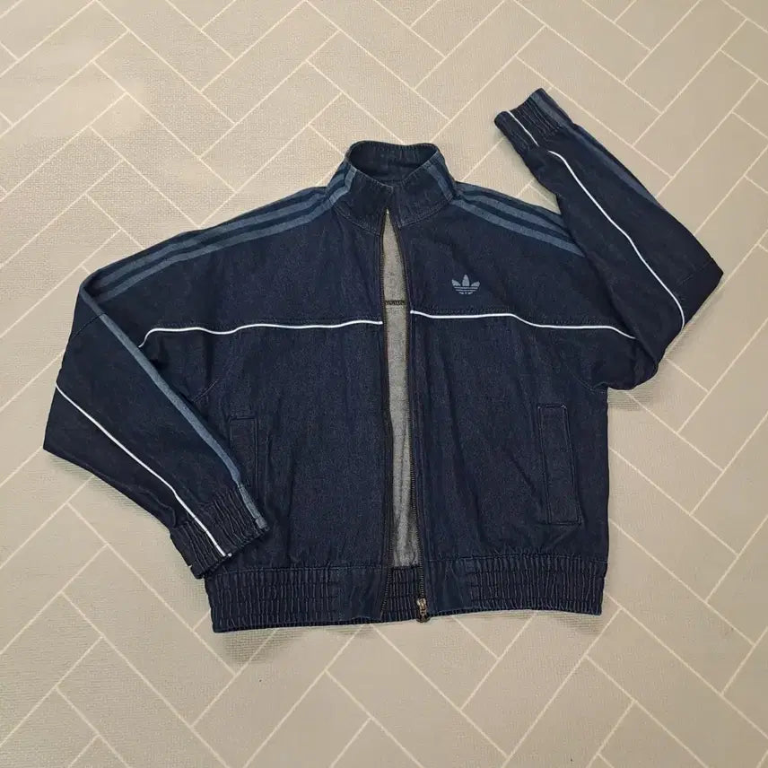 [BUNJANG] Adidas Denim Track Jacket S / 아디다스데님트랙S  165/80A
