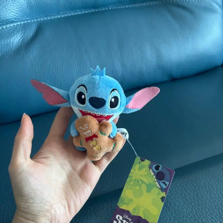 [BUNJANG] Disney Stitch Ginger Cookie Collaboration Plush Doll / 디즈니 정품 스티치 진저쿠키 콜라보 인형