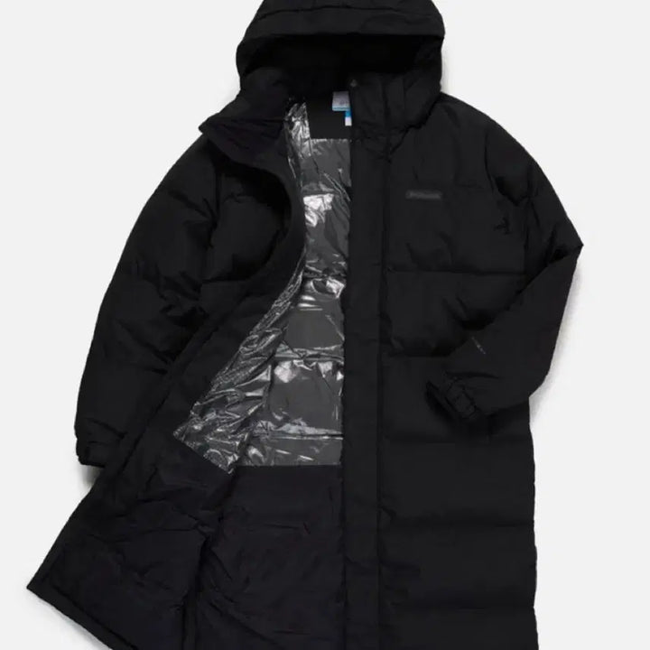 [BUNJANG] Columbia Black Long Padded Jacket / 컬럼비아 블랙 롱패딩 M
