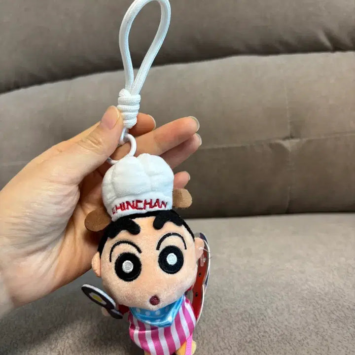 [BUNJANG] Crayon Shin-chan Fry Cook Keyring / 짱구 정품 후라이 요리사 키링