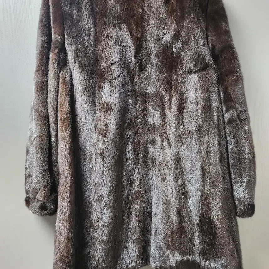 [BUNJANG] Saga Mink Brown Coat / 사가밍크 코트