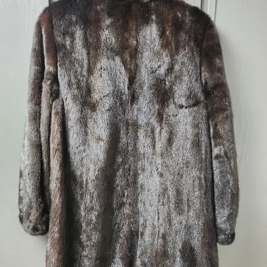 [BUNJANG] Saga Mink Brown Coat / 사가밍크 코트