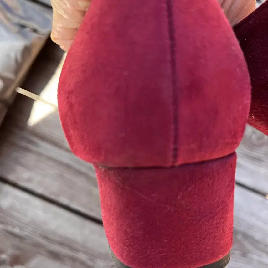[BUNJANG] DASINU Burgundy Flat Shoes (260) / DASINU 버건디 플랫 슈즈(260)