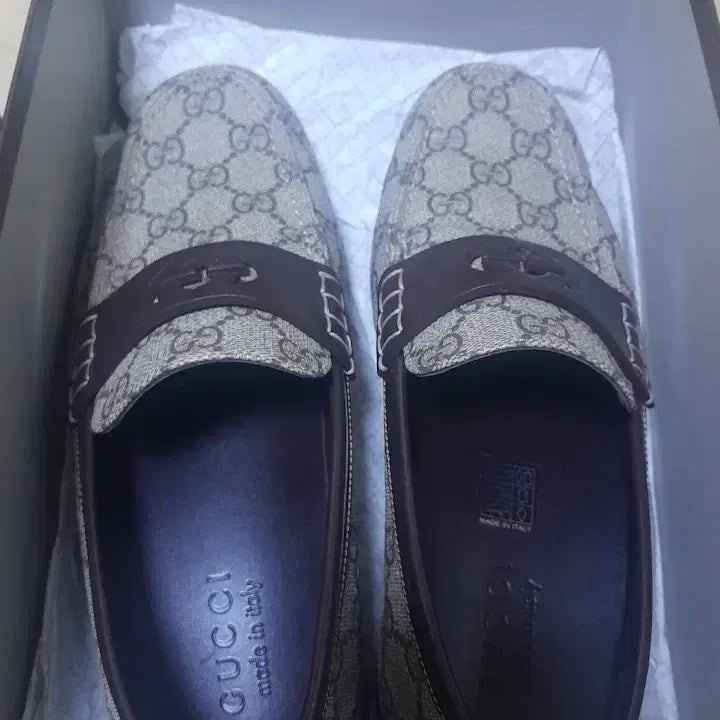 [BUNJANG] Gucci Unisex Leather Shoes 250 / 구찌 정품 구두 남녀공용 250