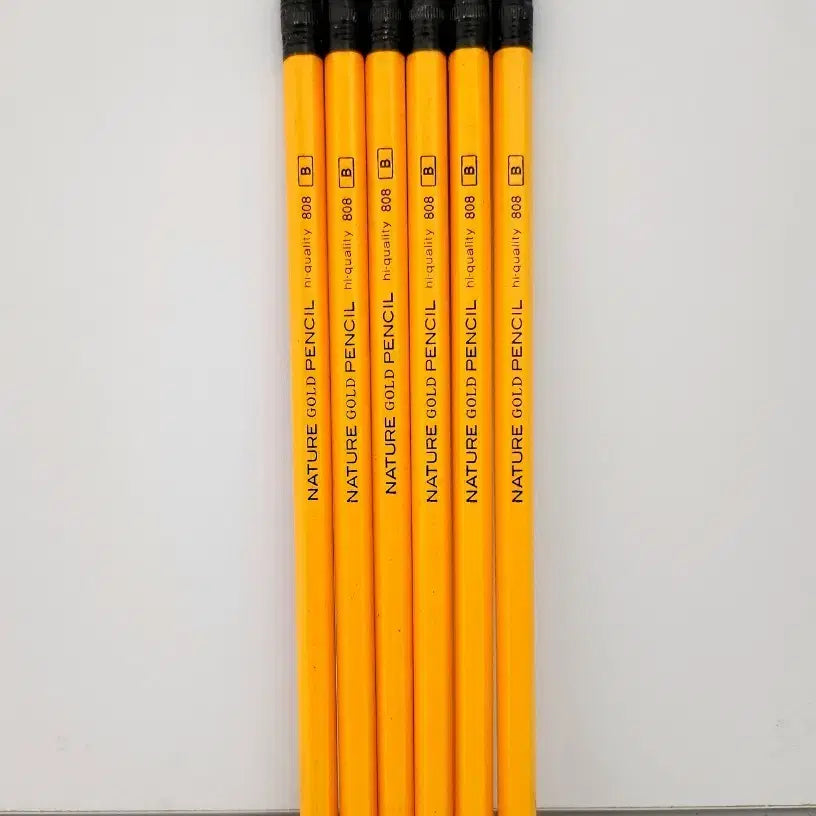 [BUNJANG] Nature Gold Pencil 808 B Bundle Set / [고전문구] 네이처 골드 연필 808 B 일괄