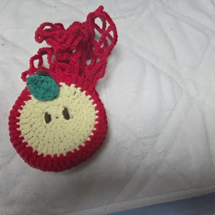 [BUNJANG] Handmade Knitted Tumbler Bag with Keyring / 뜨개  텀블러백 ( 키링겸용)
