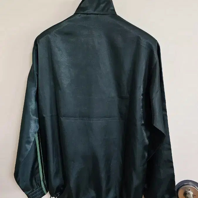 [BUNJANG] Adidas Satin Windbreaker Half-Zip Jacket / 아디다스 새틴윈드브레이거 반집업(406