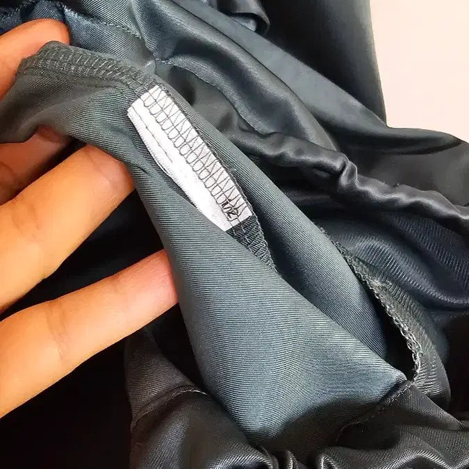 [BUNJANG] Adidas Satin Windbreaker Half-Zip Jacket / 아디다스 새틴윈드브레이거 반집업(406
