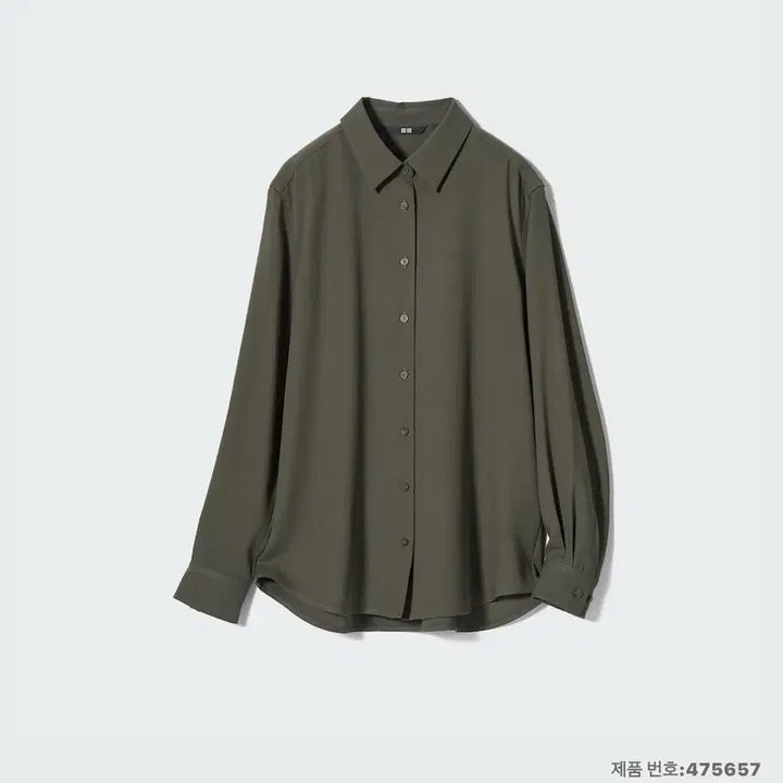 [BUNJANG] Uniqlo Rayon Blouse / (마지막가격)(새상품)유니클로 레이온 블라우스(다크브라운, 올리브)