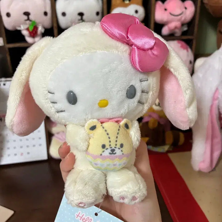[BUNJANG] Usagi Easter Bunny Keychain Doll / 부활절 토끼 우사기 키티 키링 인형