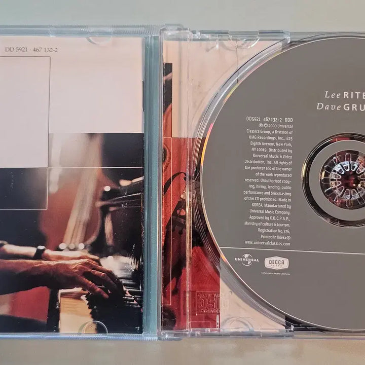 [BUNJANG] Lee Ritenour &amp; Dave Grusin - Bach CD / CD 리 릿나워 &amp; 데이브 그루신 - 바흐 (수입)