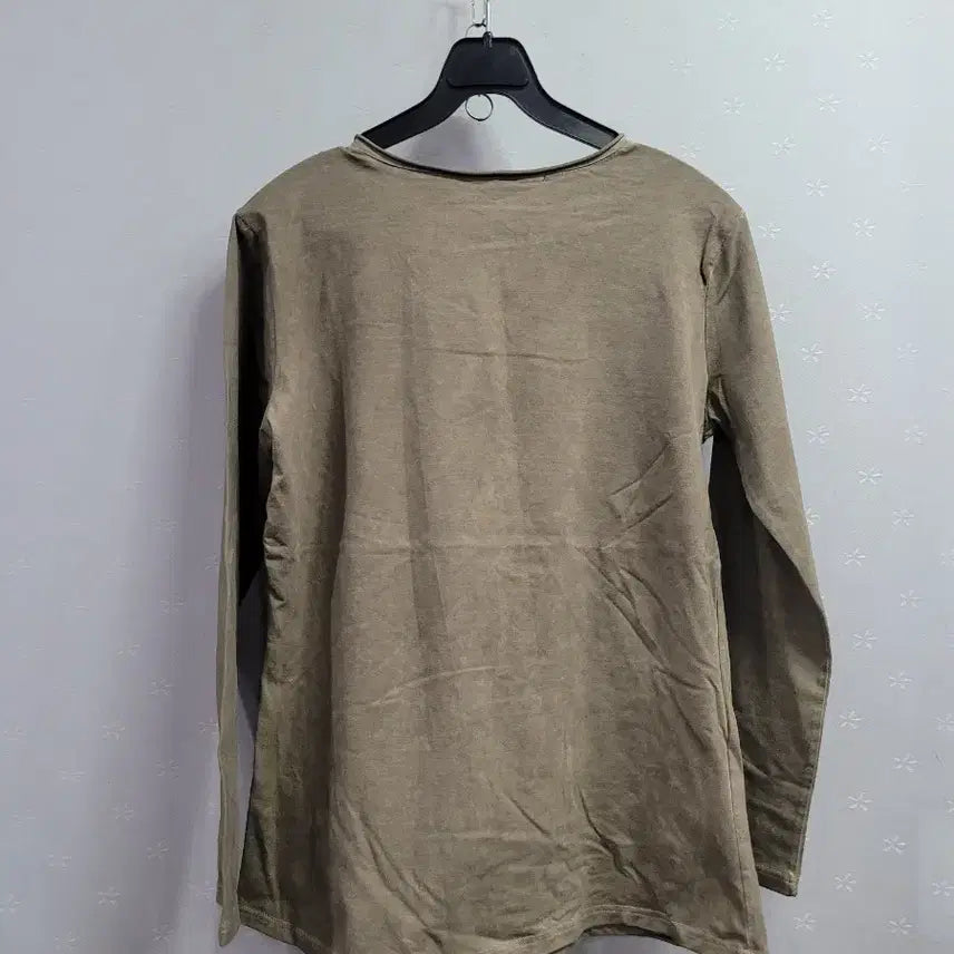[BUNJANG] Vintage Khaki Embroidered Top and Pants Set / 빈티지 카키색 상하의 세트 (자수 디테일)