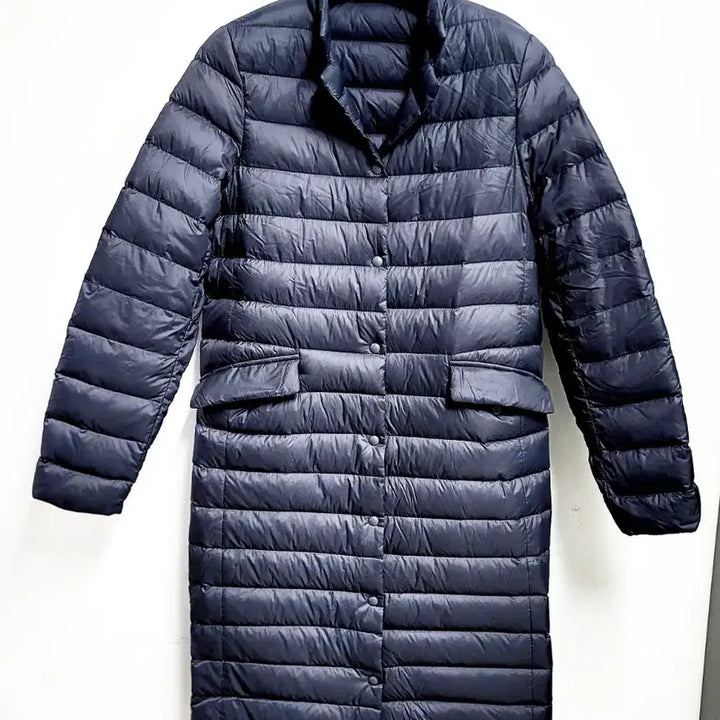 [BUNJANG] Giordano Lightweight Long Down Coat XS / 지오다노 오리깃털&amp;솜털 경량 롱패딩 코트 XS