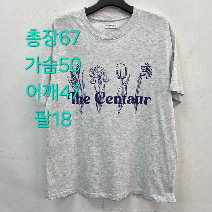 [BUNJANG] THE CENTAUR Floral Print Short Sleeve T-shirt / 더센토르 THE CENTAUR 플라워 프린팅 반팔티