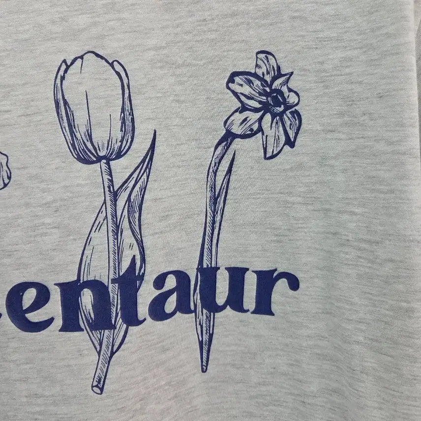 [BUNJANG] THE CENTAUR Floral Print Short Sleeve T-shirt / 더센토르 THE CENTAUR 플라워 프린팅 반팔티