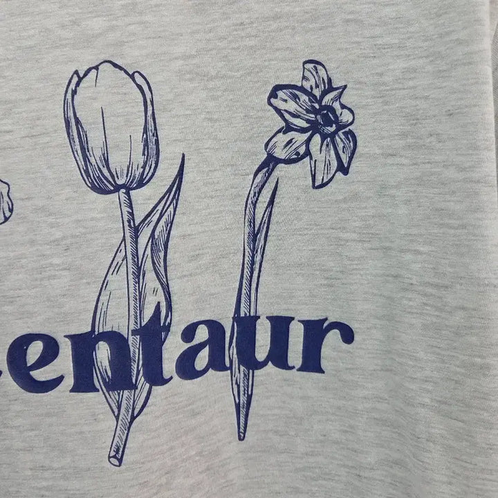 [BUNJANG] THE CENTAUR Floral Print Short Sleeve T-shirt / 더센토르 THE CENTAUR 플라워 프린팅 반팔티