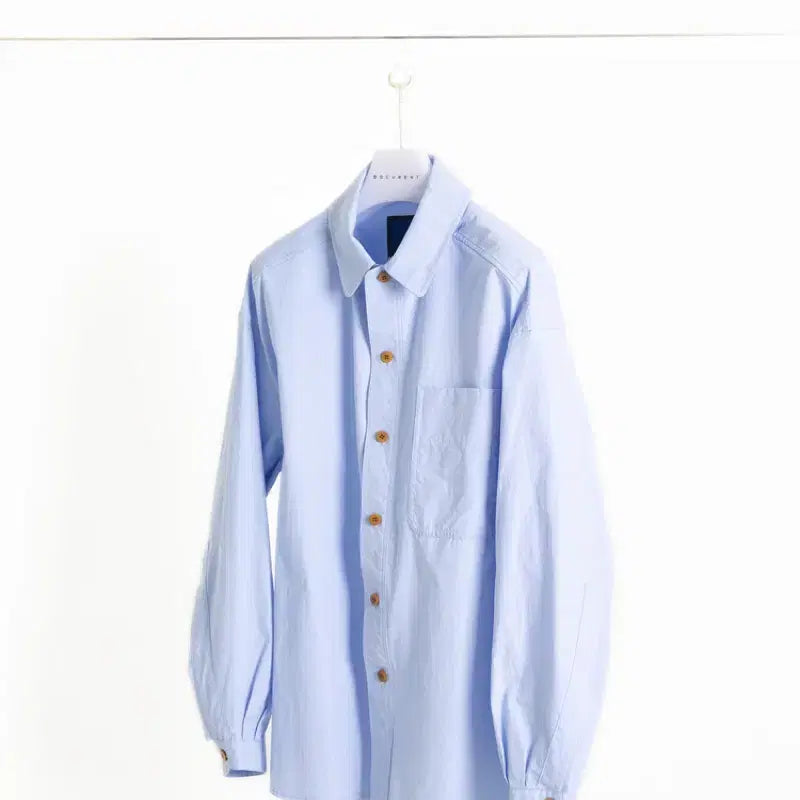 [BUNJANG] Document Oxford Chambray Set Up Shirt / 도큐먼트 document OXFORD CHAMBRAY SET UP SHI