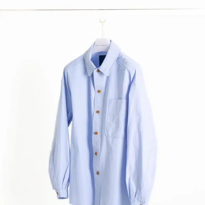 [BUNJANG] Document Oxford Chambray Set Up Shirt / 도큐먼트 document OXFORD CHAMBRAY SET UP SHI