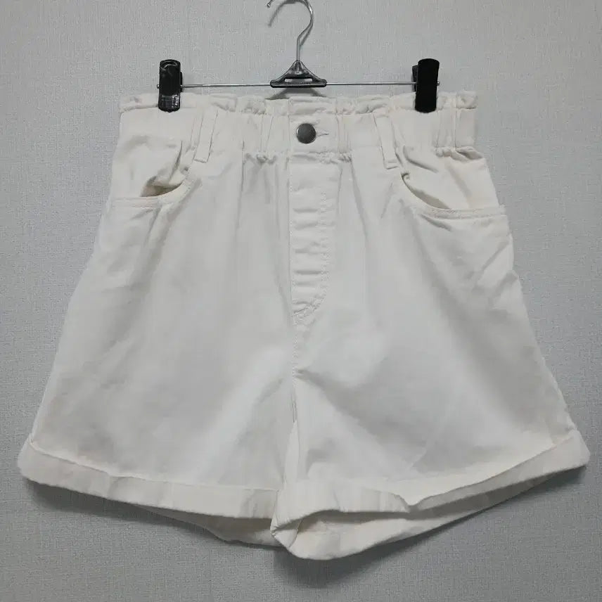 [BUNJANG] H&amp;M White Banding Shorts / H&amp;M 화이트 밴딩 반바지 숏팬츠