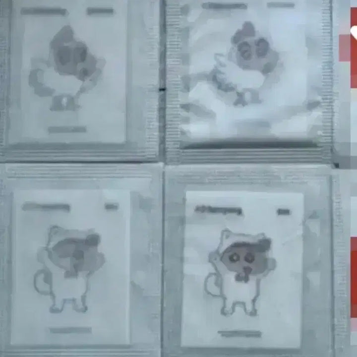 [BUNJANG] Samyang Jjangu Ttibuseel Stickers Set / 미개봉 삼양 짱구 띠부씰(판다 펭귄 고양이 닭)
