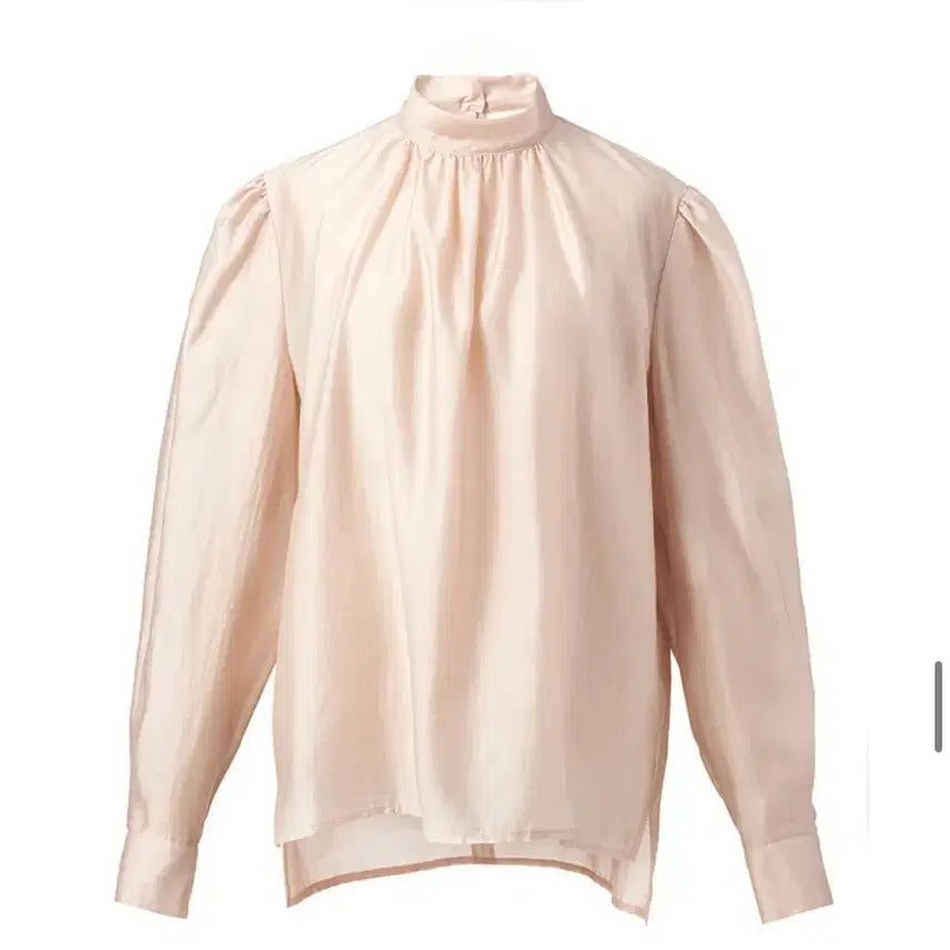 [BUNJANG] Your Name Here &amp; More Blouse - Pink Beige (S) / (새제품) 유어네임히얼 앤모어 블라우스_핑크베이지 s