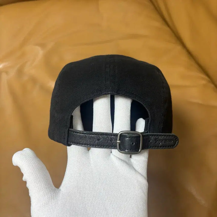 [SOLD OUT] 슈프림 캠프캡 모자 박스로고 워시드 블랙
