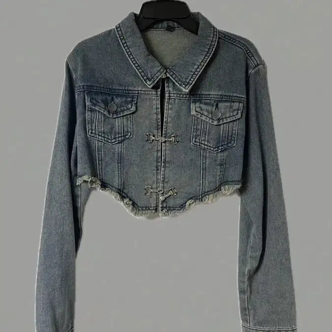 [BUNJANG] Vintage Cropped Denim Jacket / 빈티지 크롭 청자켓