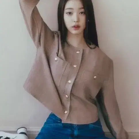 [BUNJANG] SJSJ Leather Jacket Cocoa Color / SJSJ 자켓