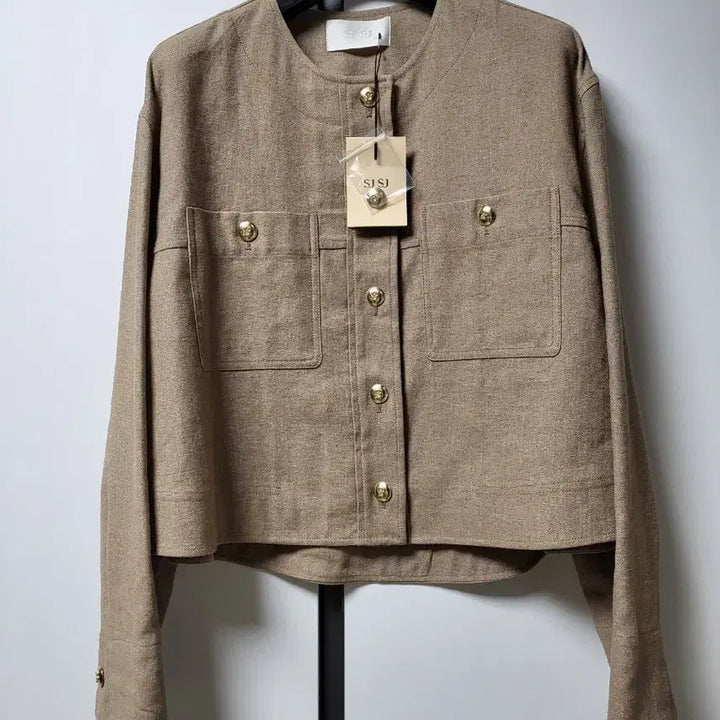 [BUNJANG] SJSJ Leather Jacket Cocoa Color / SJSJ 자켓
