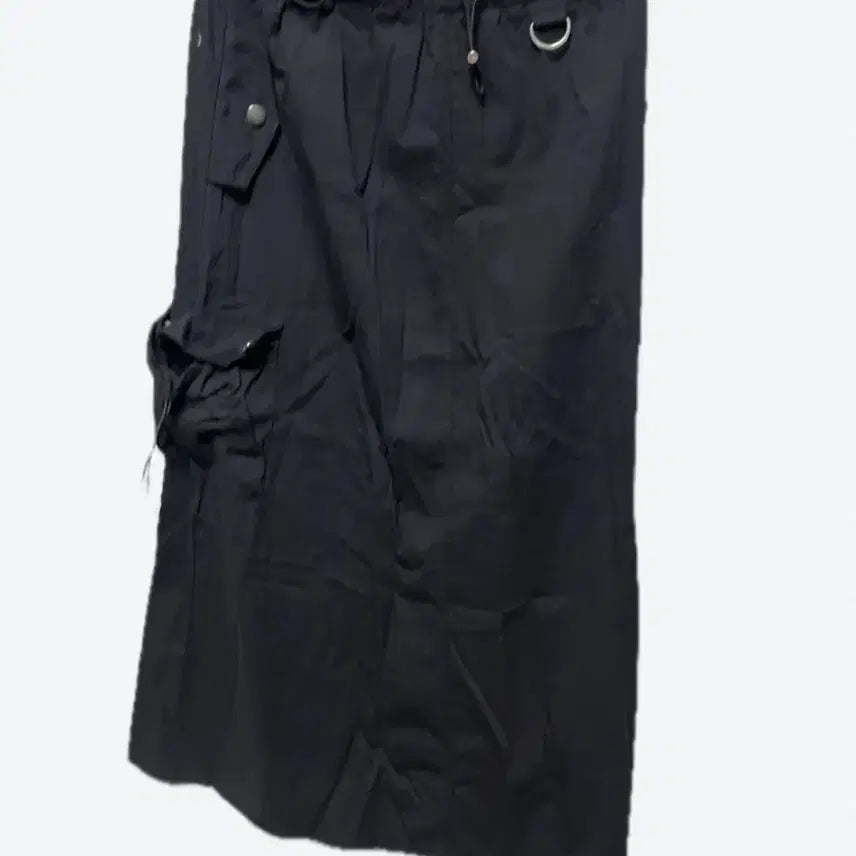 [BUNJANG] Acuve Club Milli Cargo Long Skirt - Black / 아쿠비클럽 밀리 카고 롱 스커트 블랙