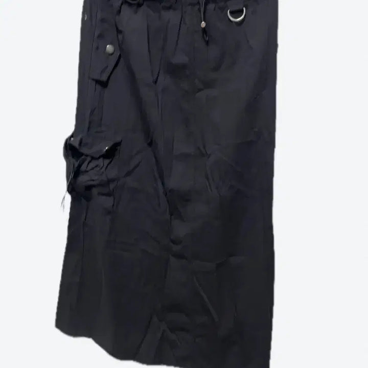 [BUNJANG] Acuve Club Milli Cargo Long Skirt - Black / 아쿠비클럽 밀리 카고 롱 스커트 블랙