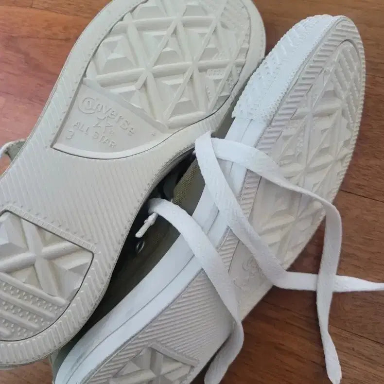 [BUNJANG] Converse All Star Khaki High Top Sneakers / 컨버스 신발 220
