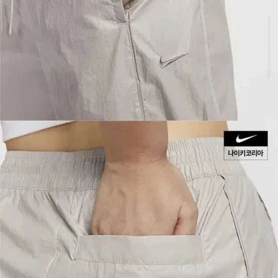 [SOLD OUT] 여성 나이키 하이웨스트 트레이닝 팬츠 L사이즈 베이지색상