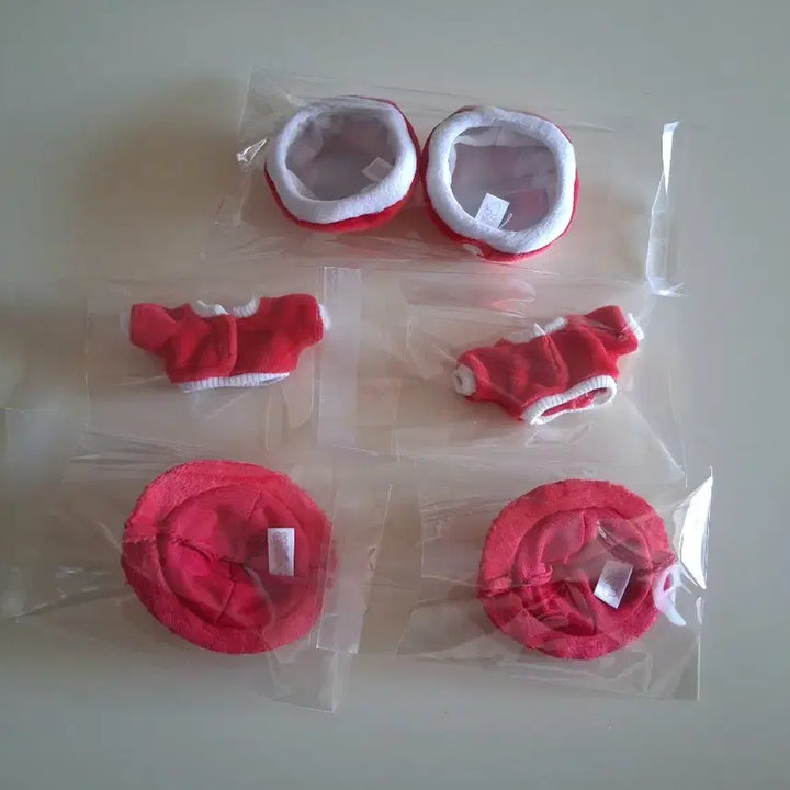 [SOLD OUT] 일괄가격) 5cm 인형옷 tor님 딸기레드 모자&amp;독버섯 모자, 맨투맨
