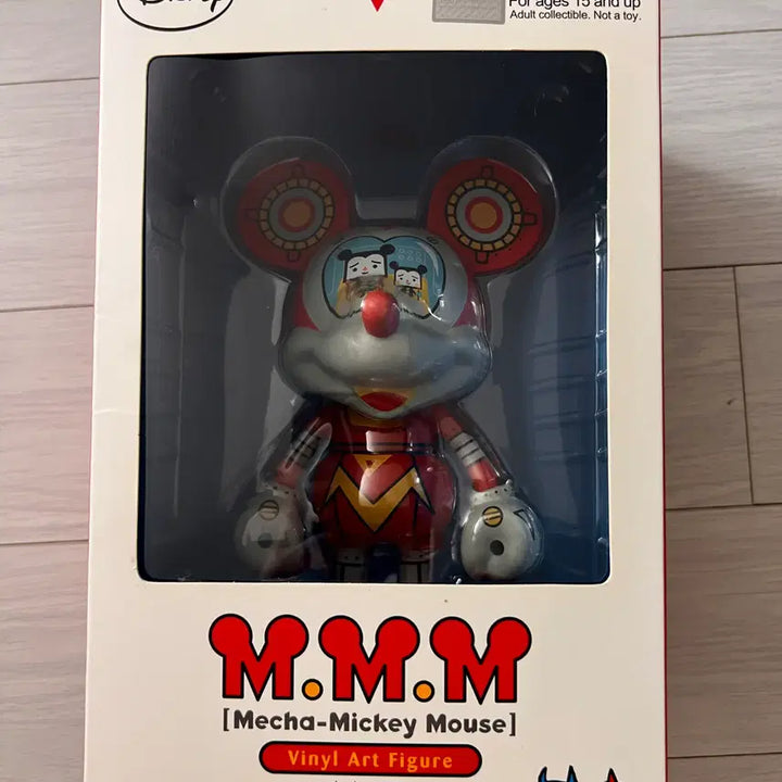 [BUNJANG] Devilrobots x Disney Mecha Mickey Mouse (M.M.M) Art Toy - Red Version / 데빌로봇 x 디즈니 메카 미키마우스(M.M.M) 아트 피규어