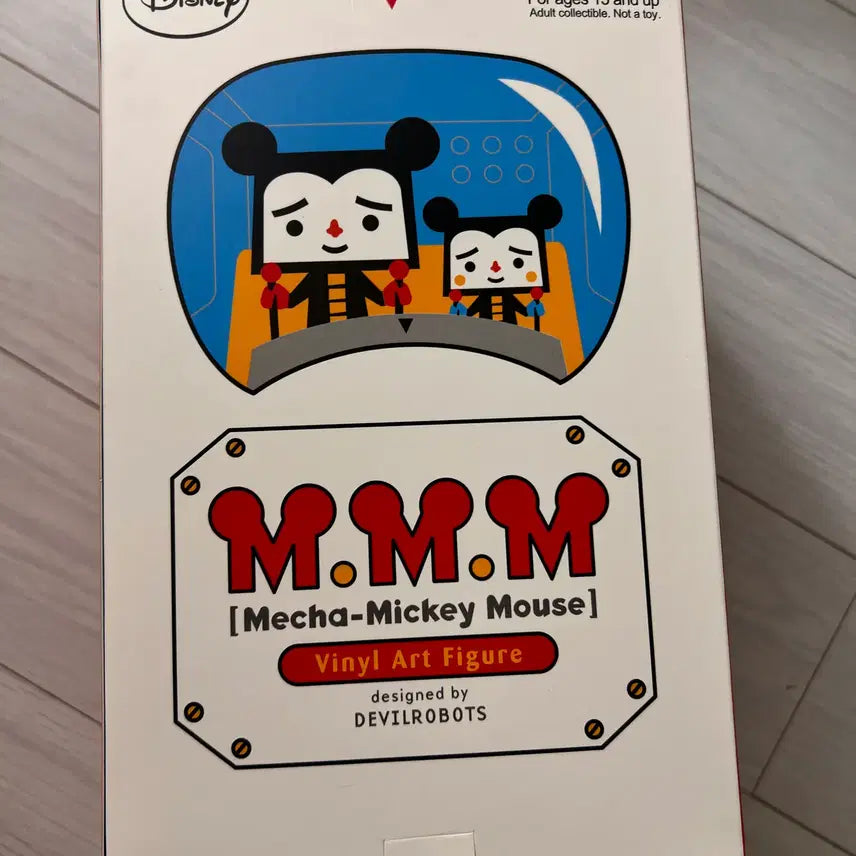 [BUNJANG] Devilrobots x Disney Mecha Mickey Mouse (M.M.M) Art Toy - Red Version / 데빌로봇 x 디즈니 메카 미키마우스(M.M.M) 아트 피규어