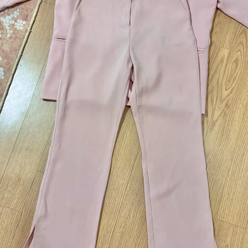 [BUNJANG] Pink Blazer and Slacks Semi-Formal Set / 핑크 블레이저 슬랙스 세미정장 셋업