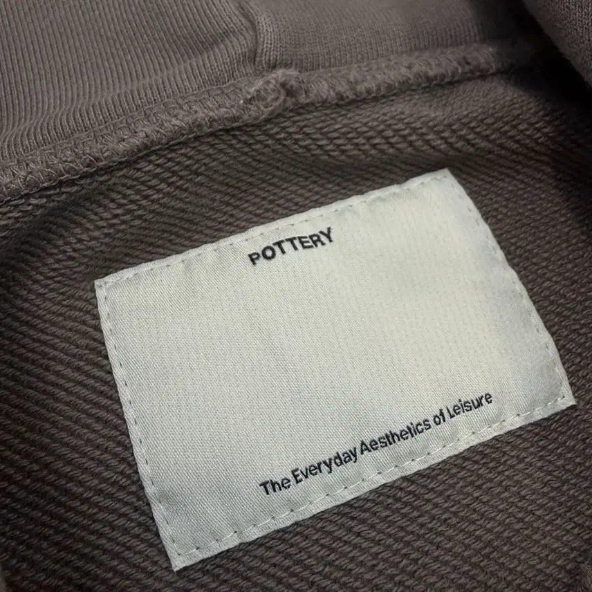 [BUNJANG] POTTERY Brown Washed Hoodie / POTTERY 포터리 브라운 워싱 후드 2