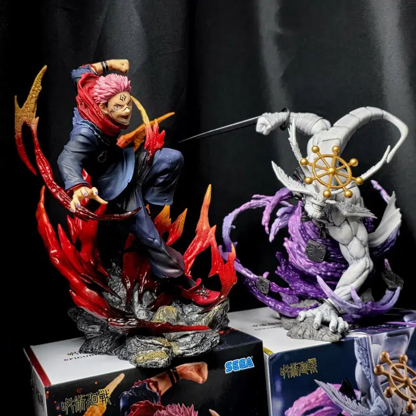 [BUNJANG] Jujutsu Kaisen Sukuna &amp; Mahoraga Figure Set / 미개봉 ) 주술회전 스쿠나 x 마허라 피규어리즘 2종 미개봉 세트 판매