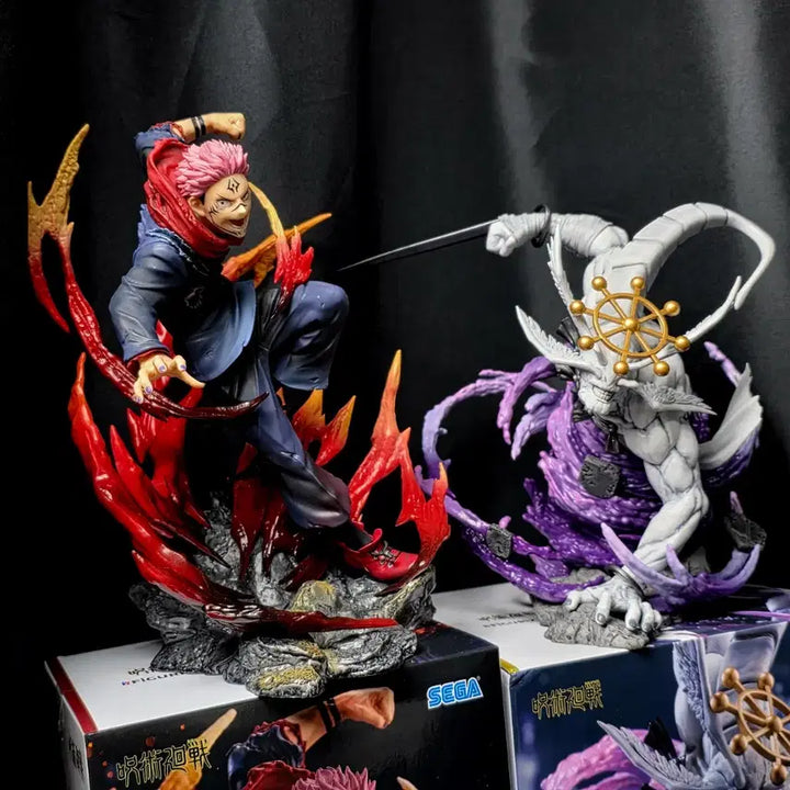 [BUNJANG] Jujutsu Kaisen Sukuna &amp; Mahoraga Figure Set / 미개봉 ) 주술회전 스쿠나 x 마허라 피규어리즘 2종 미개봉 세트 판매